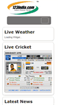 Mobile Screenshot of cricket.123india.com